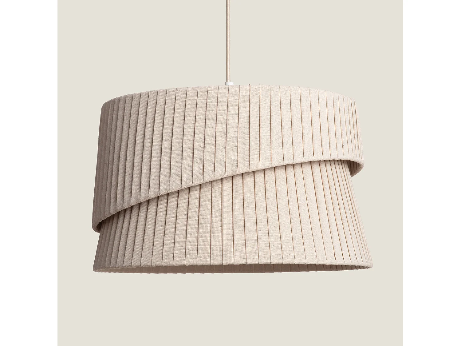 Lámpara Colgante Lino Kiana Beige