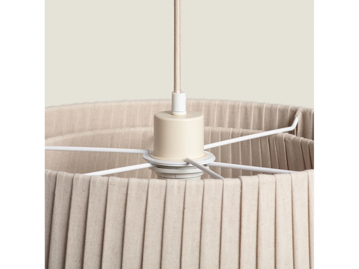Lámpara Colgante Lino Kiana Beige