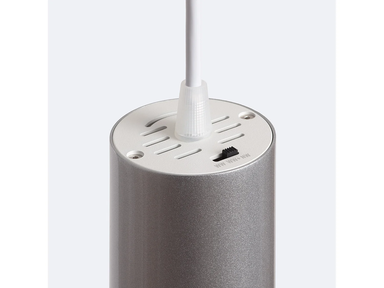 Lámpara Colgante LED 18W Aluminio Misoh 2700K - 4000K - 6000K 38º Blanco / Plateado CCT