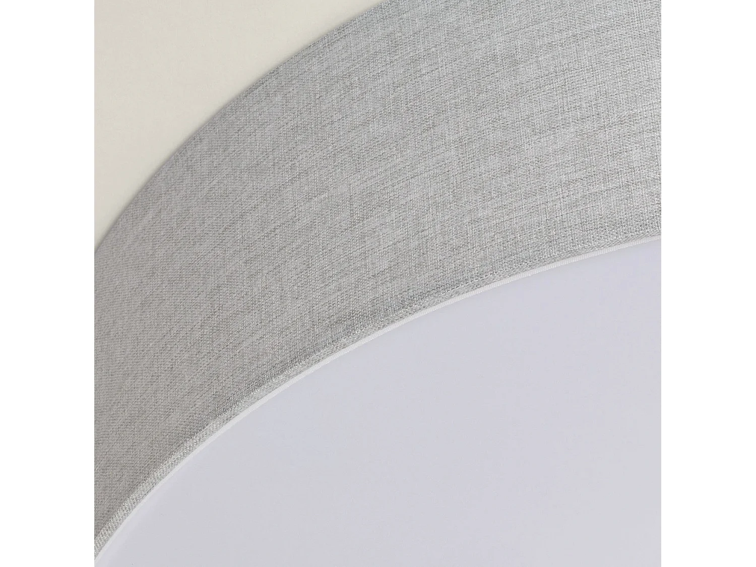 Plafón Circular Lino Ø500 mm Ranje Gris