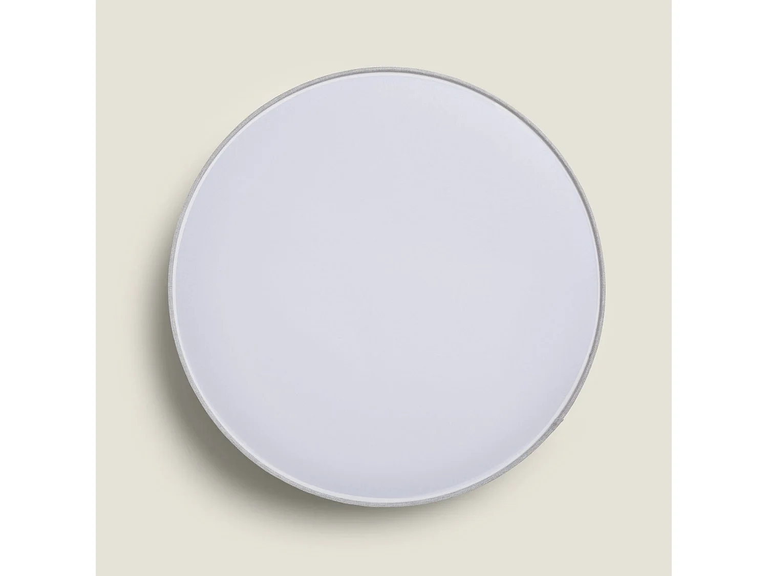 Plafón Circular Lino Ø500 mm Ranje Gris