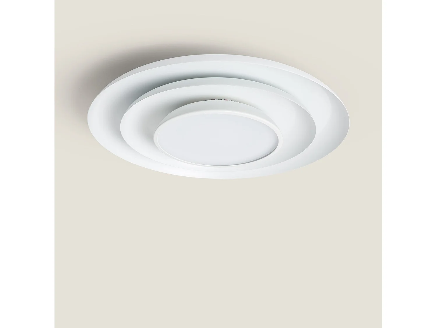 Plafón LED 26W Circular Metal Ø400 mm CCT Seleccionable Handen Telmor Blanco