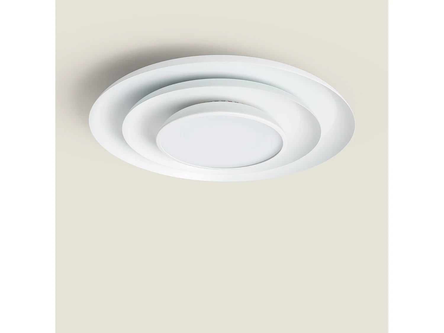 Plafón LED 26W Circular Metal Ø400 mm CCT Seleccionable Handen Telmor Blanco