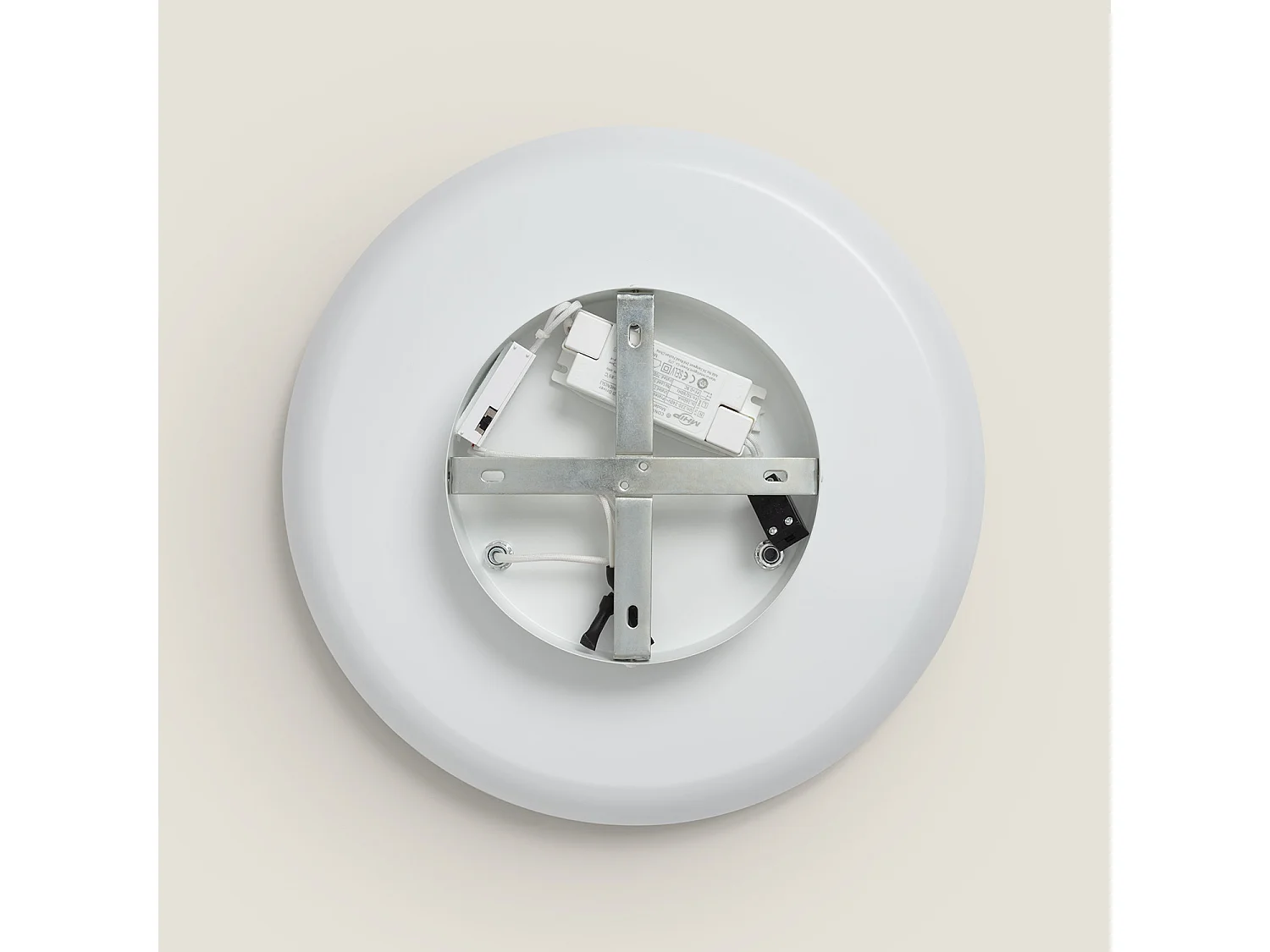 Plafón LED 26W Circular Metal Ø400 mm CCT Seleccionable Handen Telmor Blanco
