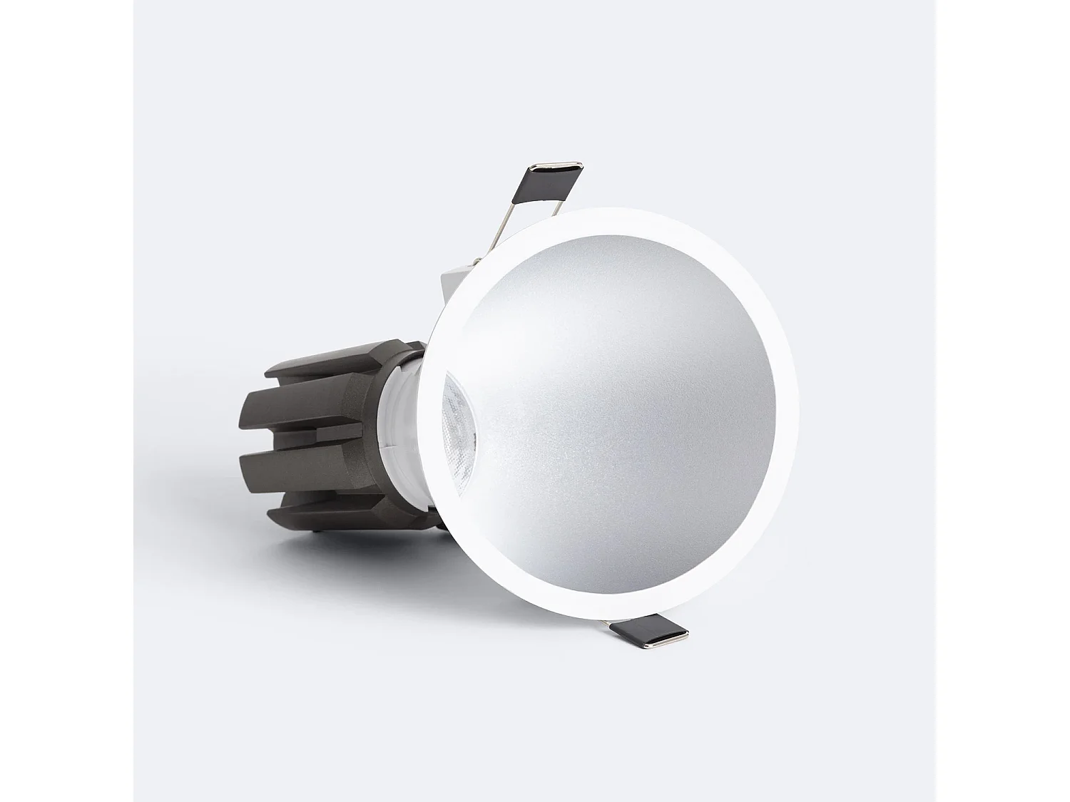 Foco Downlight LED 9W / 12W Cónico inclinación 20º Areni Corte Ø 100 mm 4000K Gris Blanco Neutro 9 W