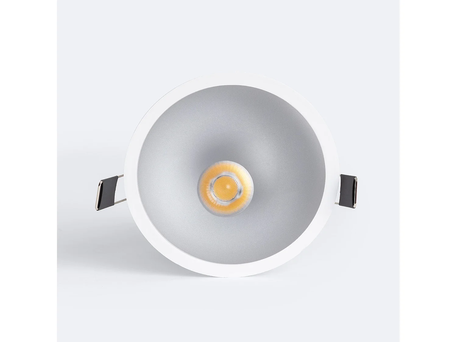 Foco Downlight LED 9W / 12W Cónico inclinación 20º Areni Corte Ø 100 mm 4000K Gris Blanco Neutro 9 W