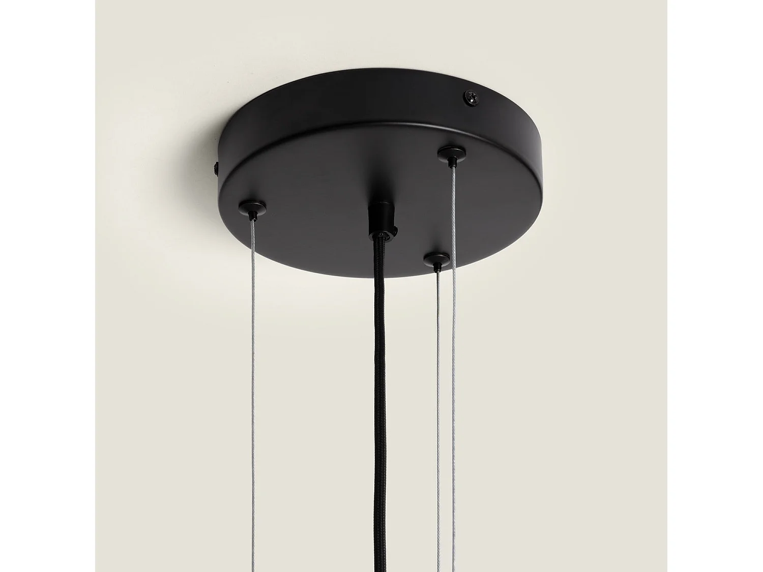 Lámpara Colgante acústica LED 18W Fieltro Misis-S Negro