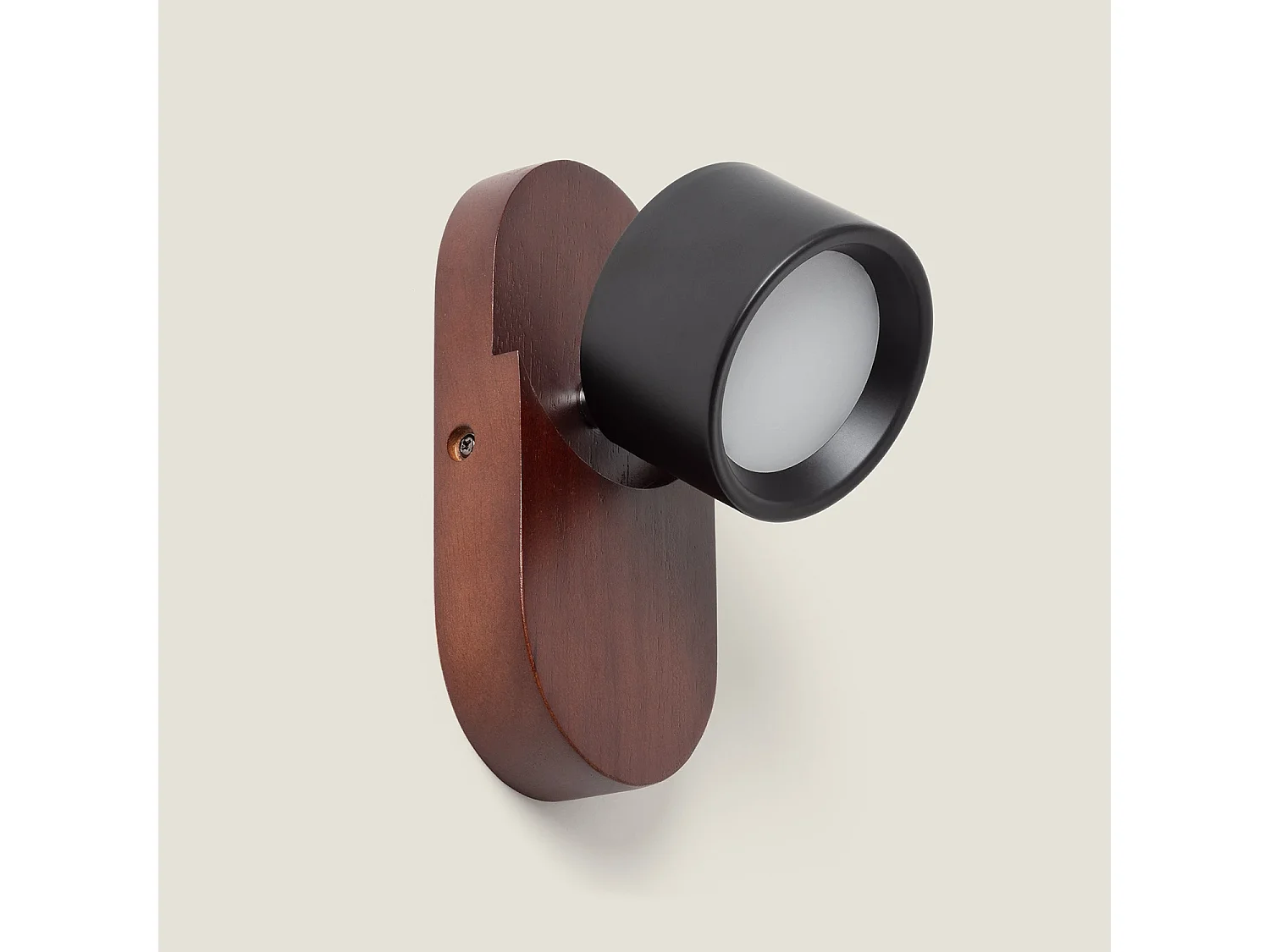 Lámpara de Pared LED 5W Metal CCT Seleccionable Cundra Negro Mate
