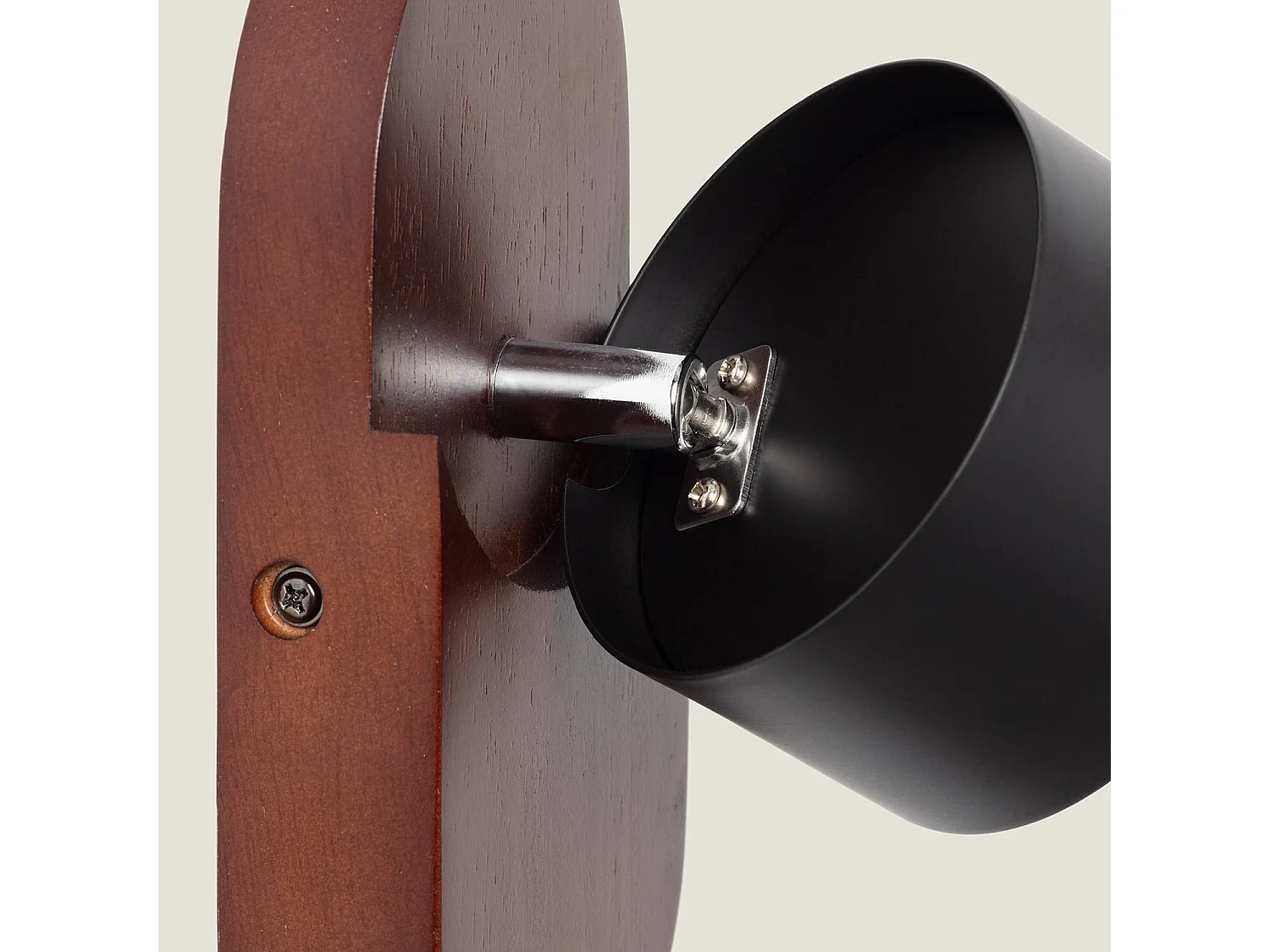 Lámpara de Pared LED 5W Metal CCT Seleccionable Cundra Negro Mate