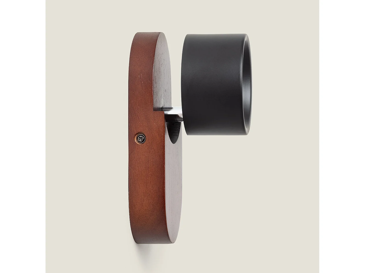 Lámpara de Pared LED 5W Metal CCT Seleccionable Cundra Negro Mate