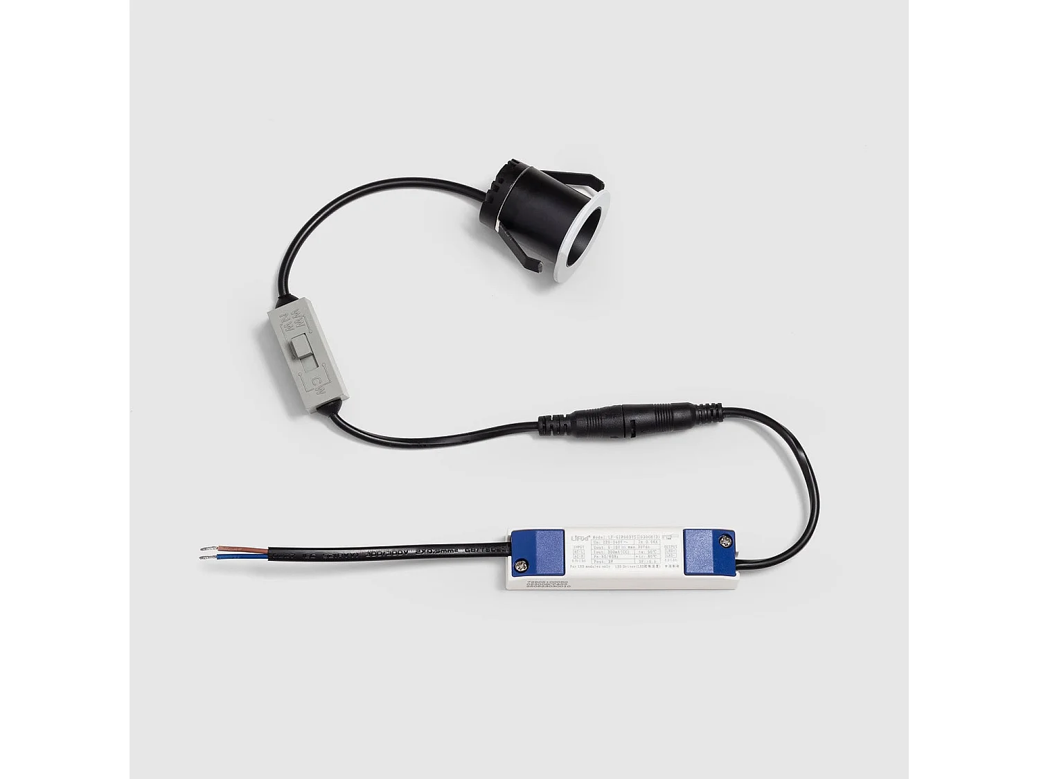 Faretto Downlight LED 3W Circolare MINI Foro Ø 30 mm Jelly Selezionabile (Caldo-Naturale) 2700K - 3500K - 4000K