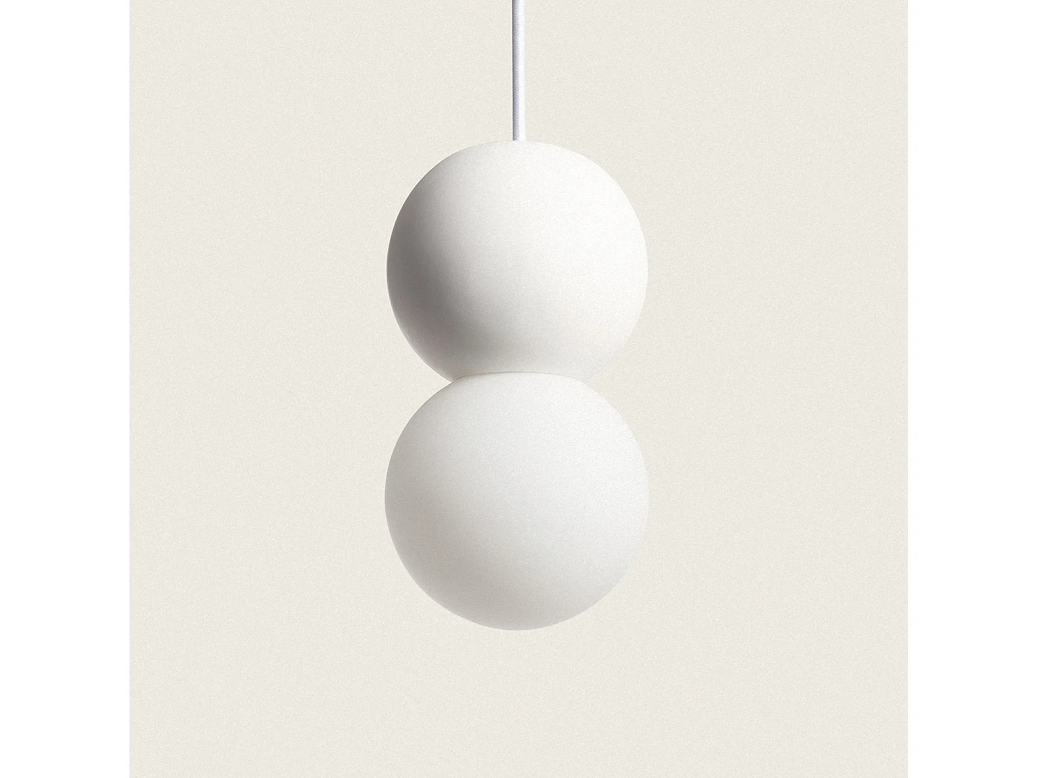 Lámpara Colgante de Yeso Pearl Vulni Blanco