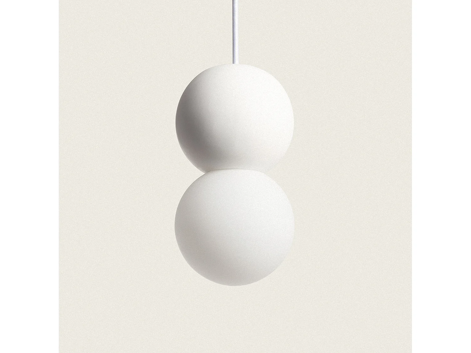 Lámpara Colgante de Yeso Pearl Vulni Blanco