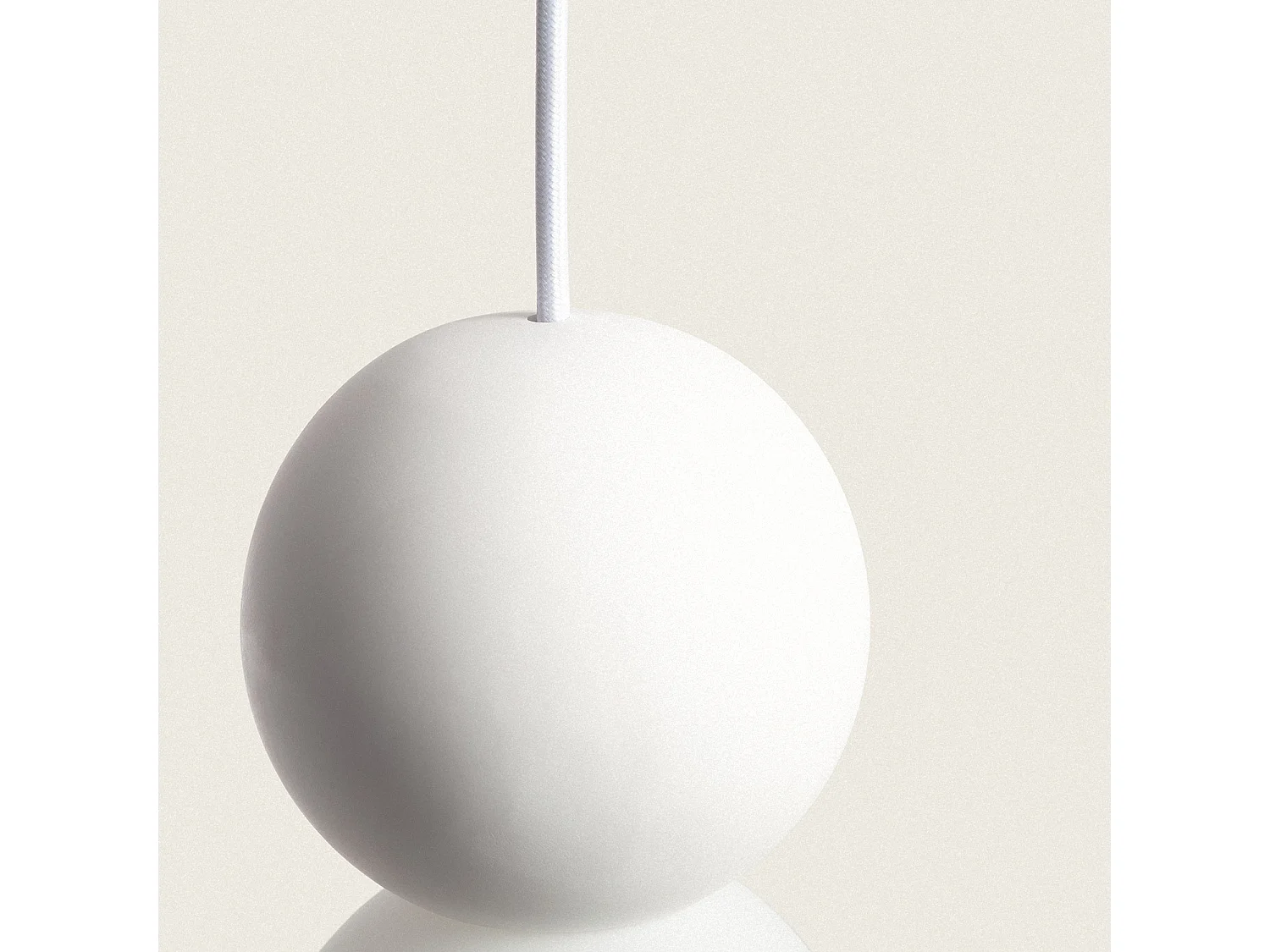 Lámpara Colgante de Yeso Pearl Vulni Blanco