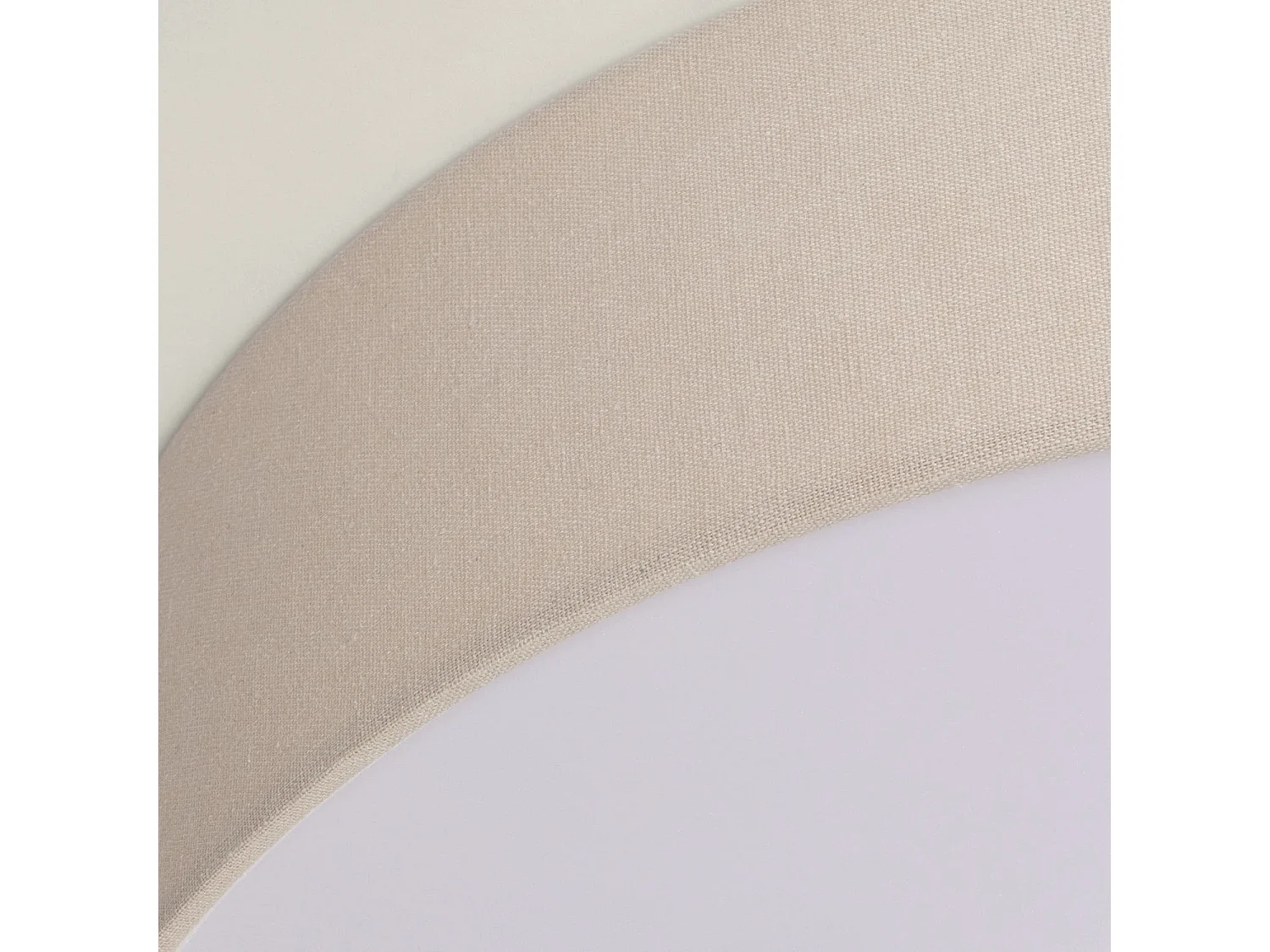 Plafón Circular Lino Ø500 mm Ranje Beige