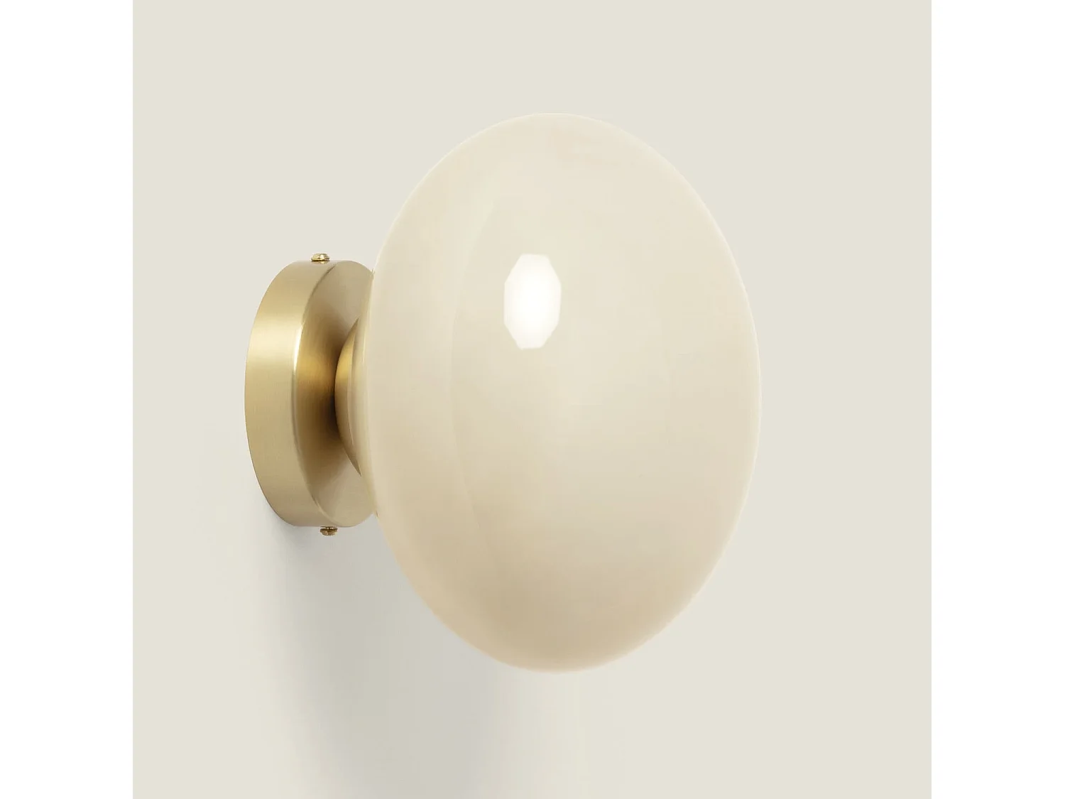Aplique de Pared Cristal Kurta Beige
