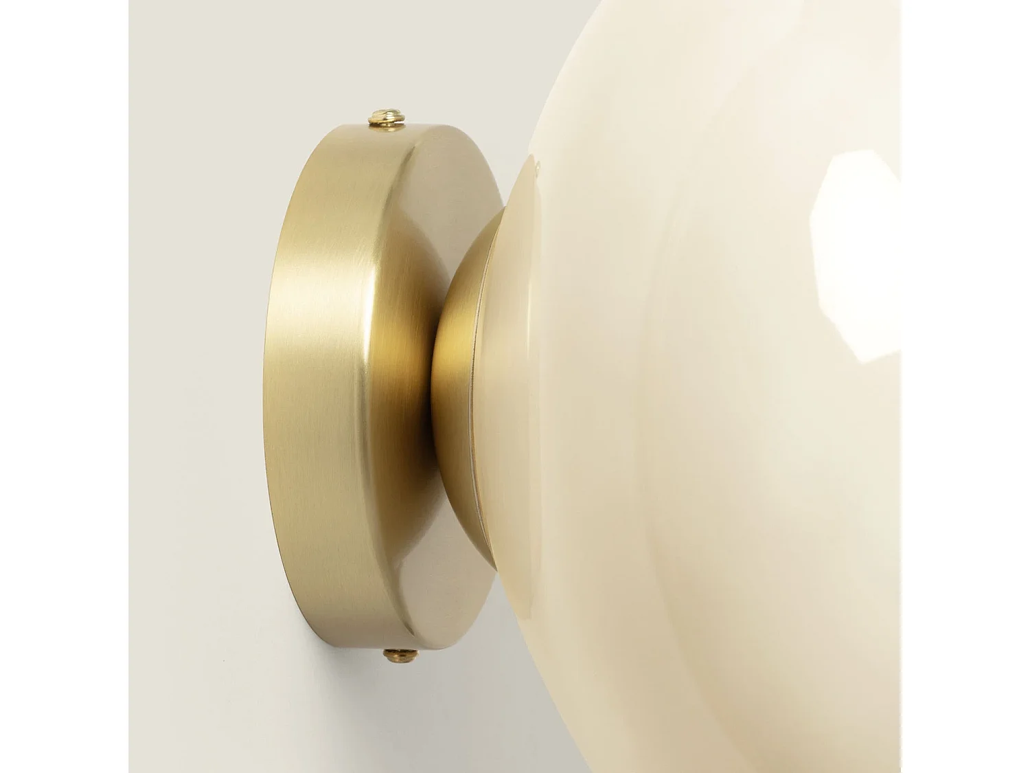 Aplique de Pared Cristal Kurta Beige