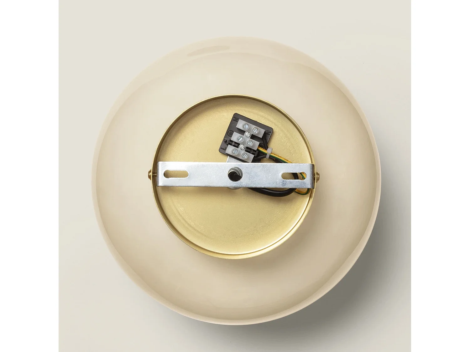 Aplique de Pared Cristal Kurta Beige