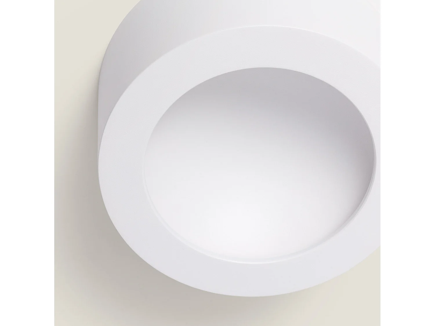 Plafón LED 24W Circular Aluminio Luz Indirecta Ø175 mm Tokkai 2700K Blanco Blanco Cálido