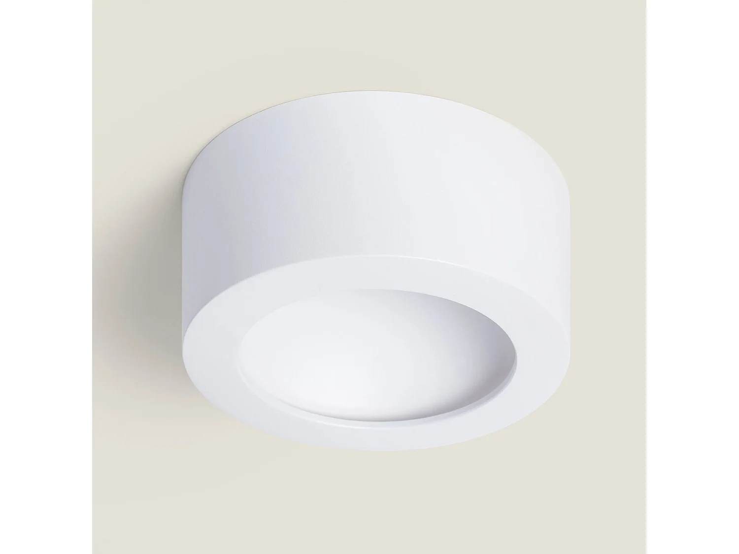 Plafón LED 24W Circular Aluminio Luz Indirecta Ø175 mm Tokkai 2700K Blanco Blanco Cálido