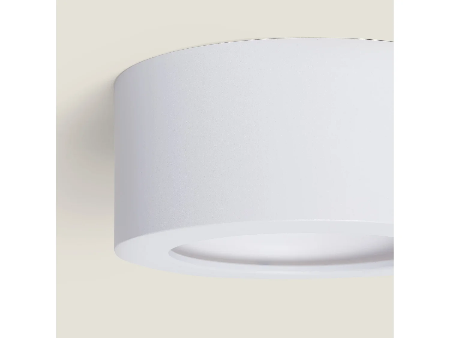 Plafón LED 24W Circular Aluminio Luz Indirecta Ø175 mm Tokkai 2700K Blanco Blanco Cálido