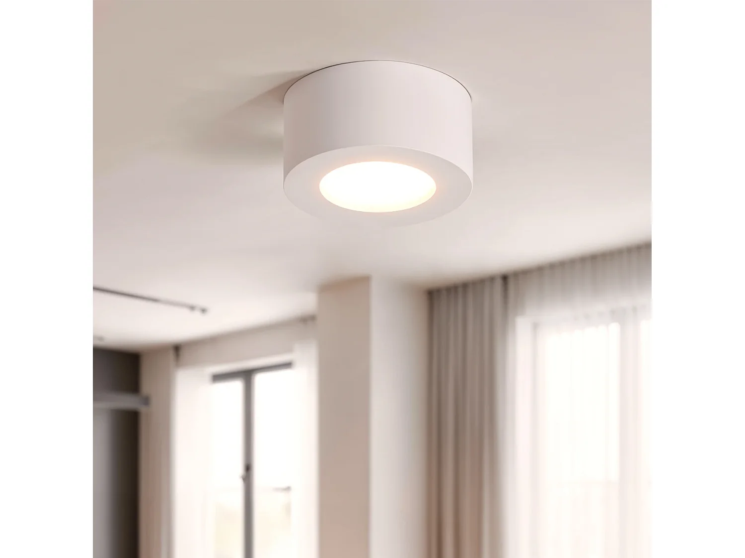 Plafón LED 24W Circular Aluminio Luz Indirecta Ø175 mm Tokkai 2700K Blanco Blanco Cálido