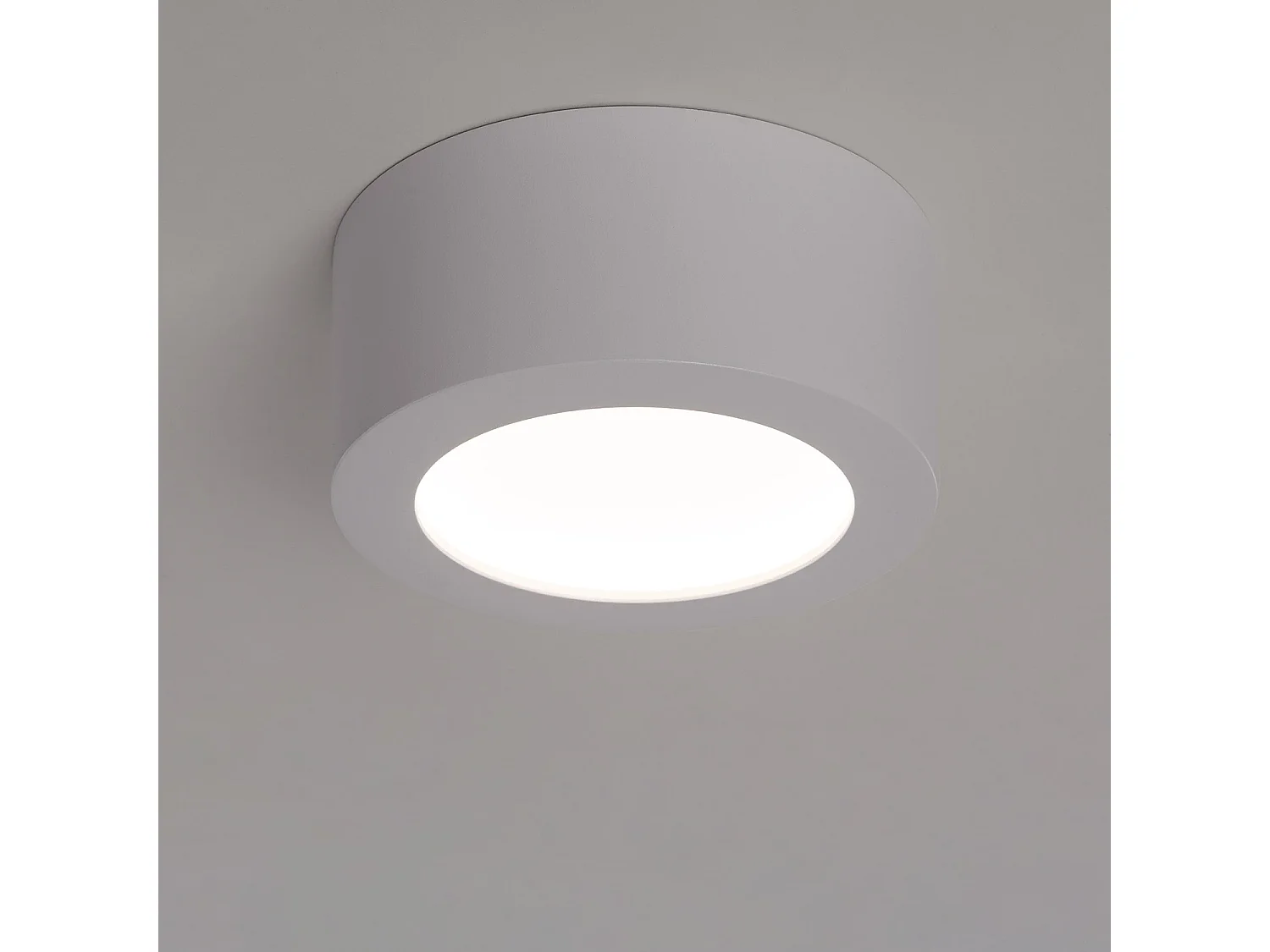 Plafón LED 24W Circular Aluminio Luz Indirecta Ø175 mm Tokkai 2700K Blanco Blanco Cálido