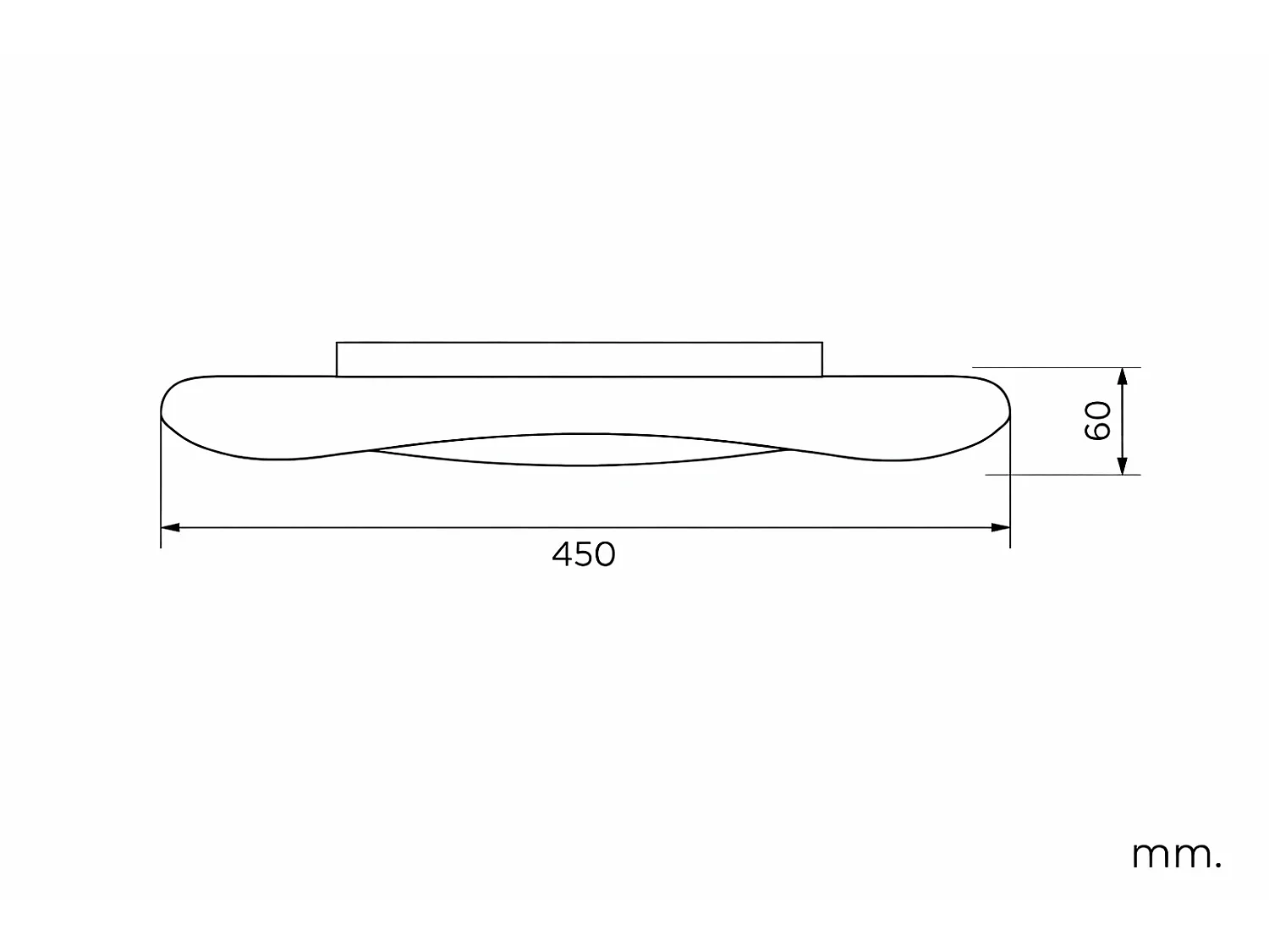Plafón LED 36W Circular Ø450 mm Kate Blanco