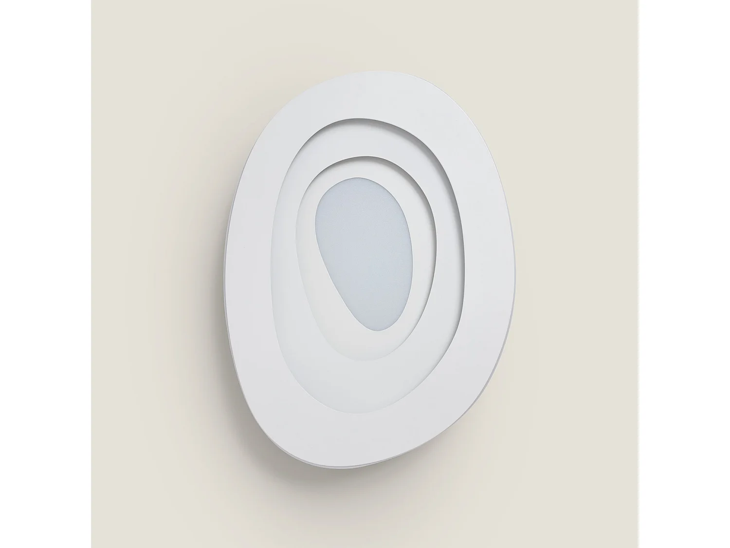 Plafón LED 28W Metal CCT Seleccionable Zarek Ø400 mm Blanco