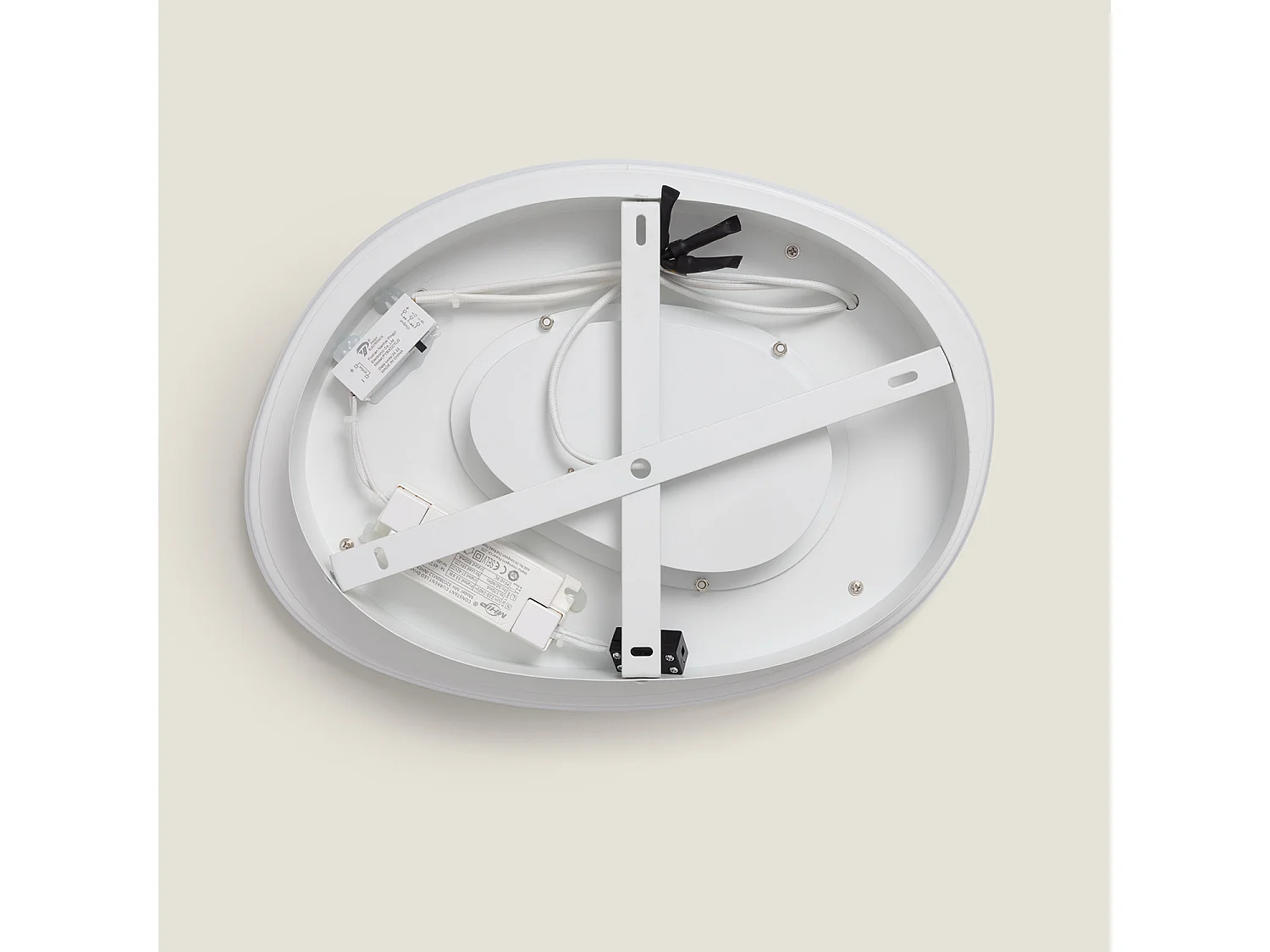 Plafón LED 28W Metal CCT Seleccionable Zarek Ø400 mm Blanco