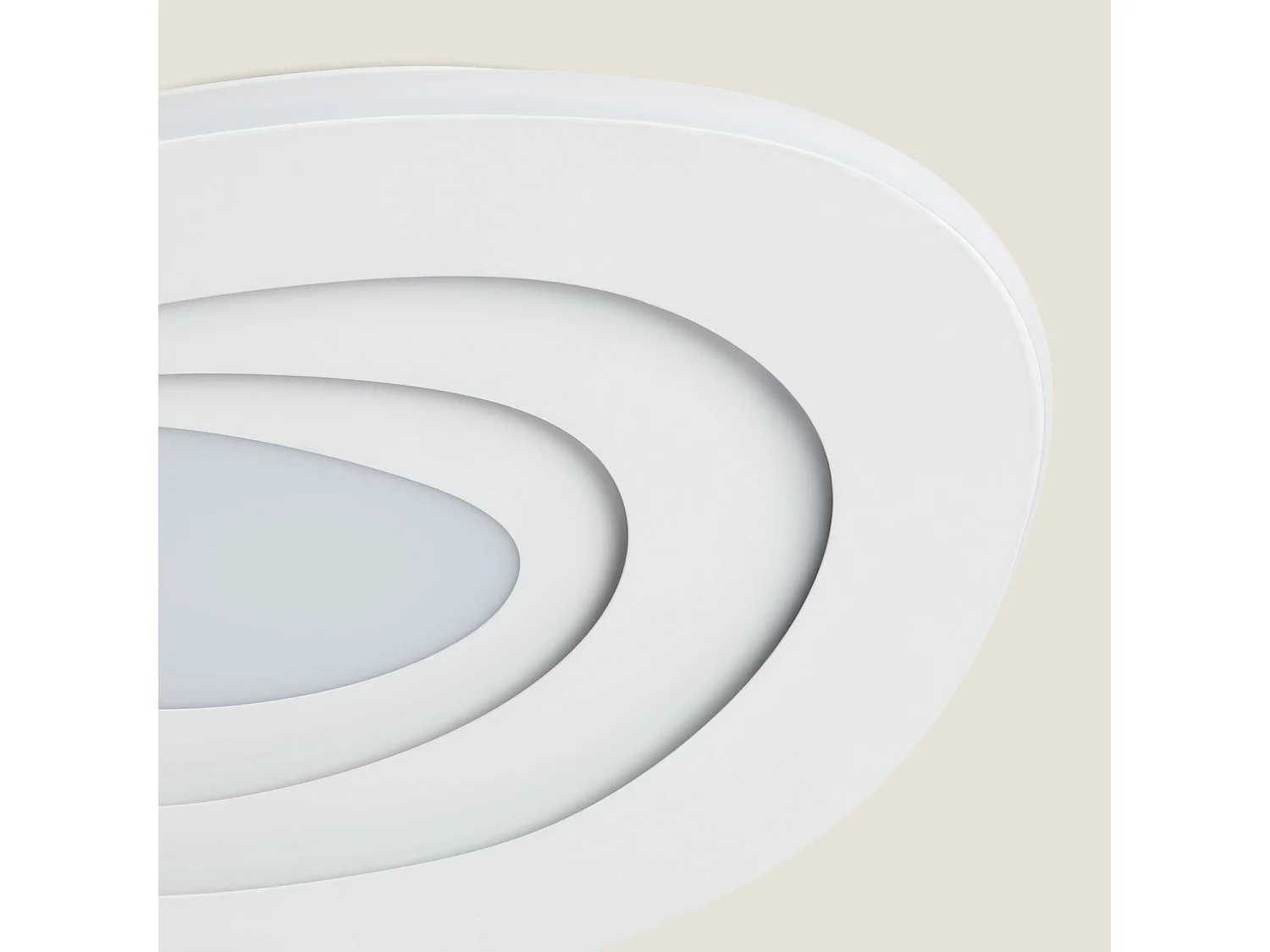 Plafón LED 28W Metal CCT Seleccionable Zarek Ø400 mm Blanco