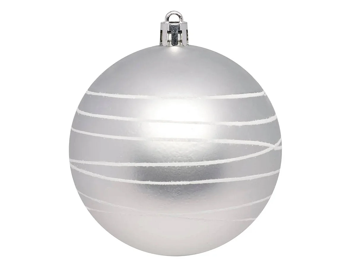 Kit 60 Pièces Déco de Noël "Quiet Times" 34cm Bleu & Argent
