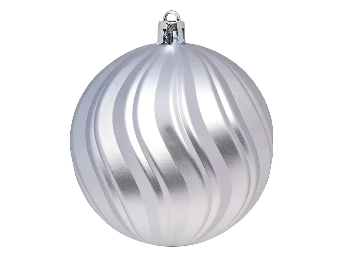 Kit 60 Pièces Déco de Noël "Quiet Times" 34cm Bleu & Argent