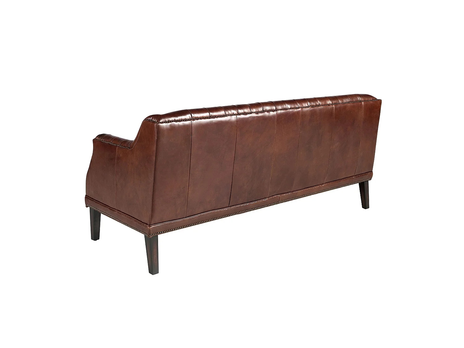 Canapé Chester 3 places en cuir marron cognac 6289 ANGEL CERDA