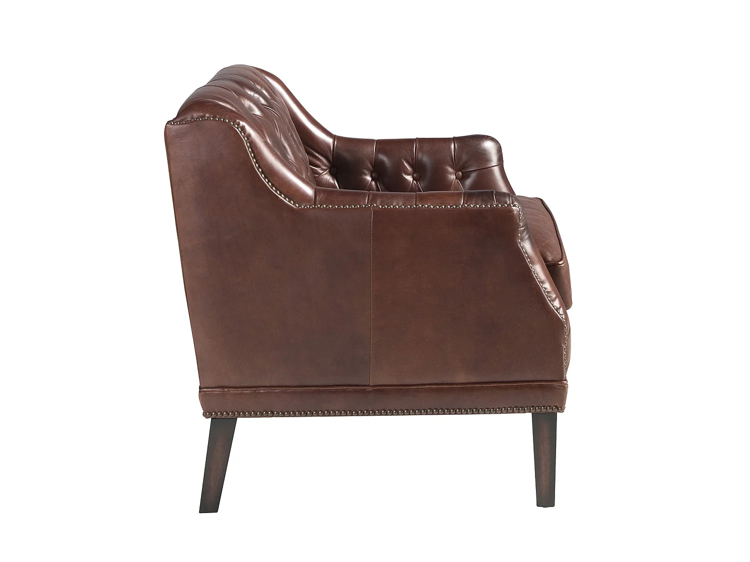 Fauteuil Chester en cuir marron cognac 5204 ANGEL CERDA