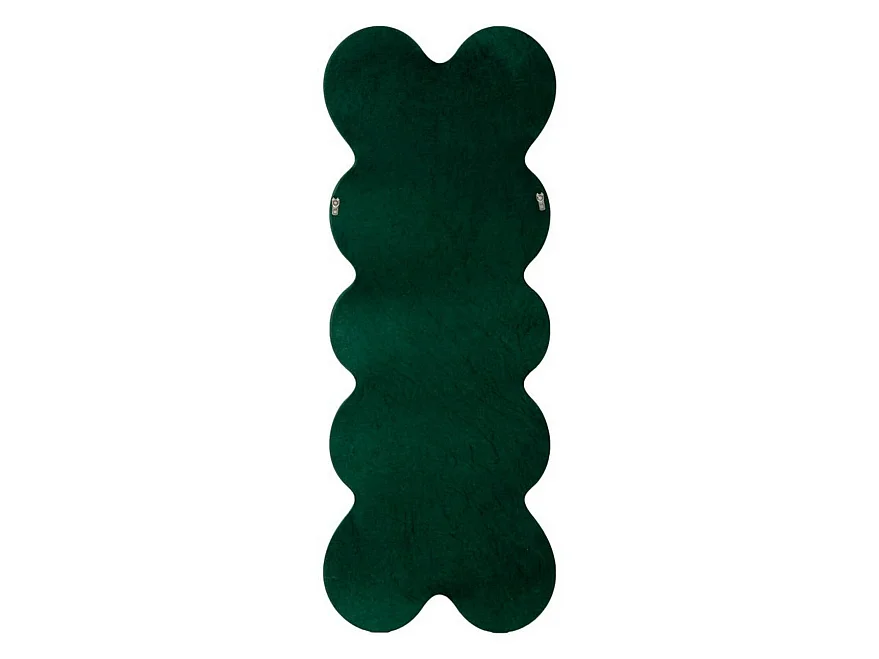 Miroir Lari, Structure en Bois Noble, 4x160h cm Vert