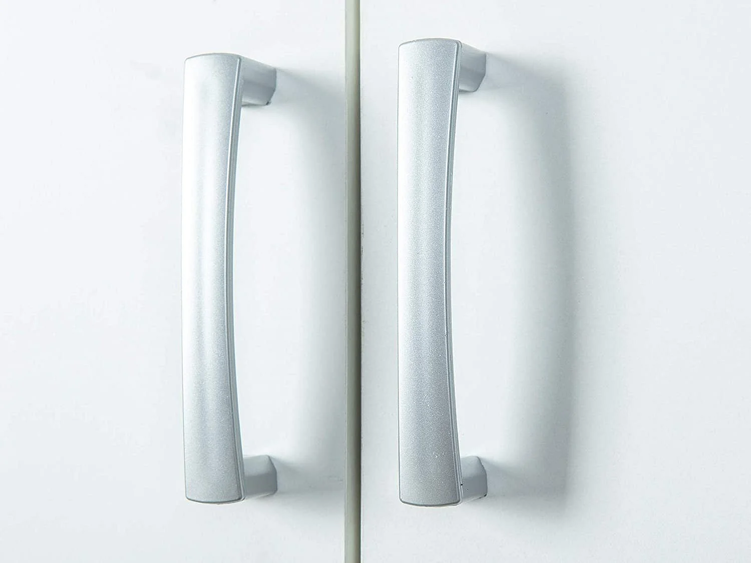 Armoire polyvalente 2 portes Dmcilro, 5 étagères, 34x189 cm blanc