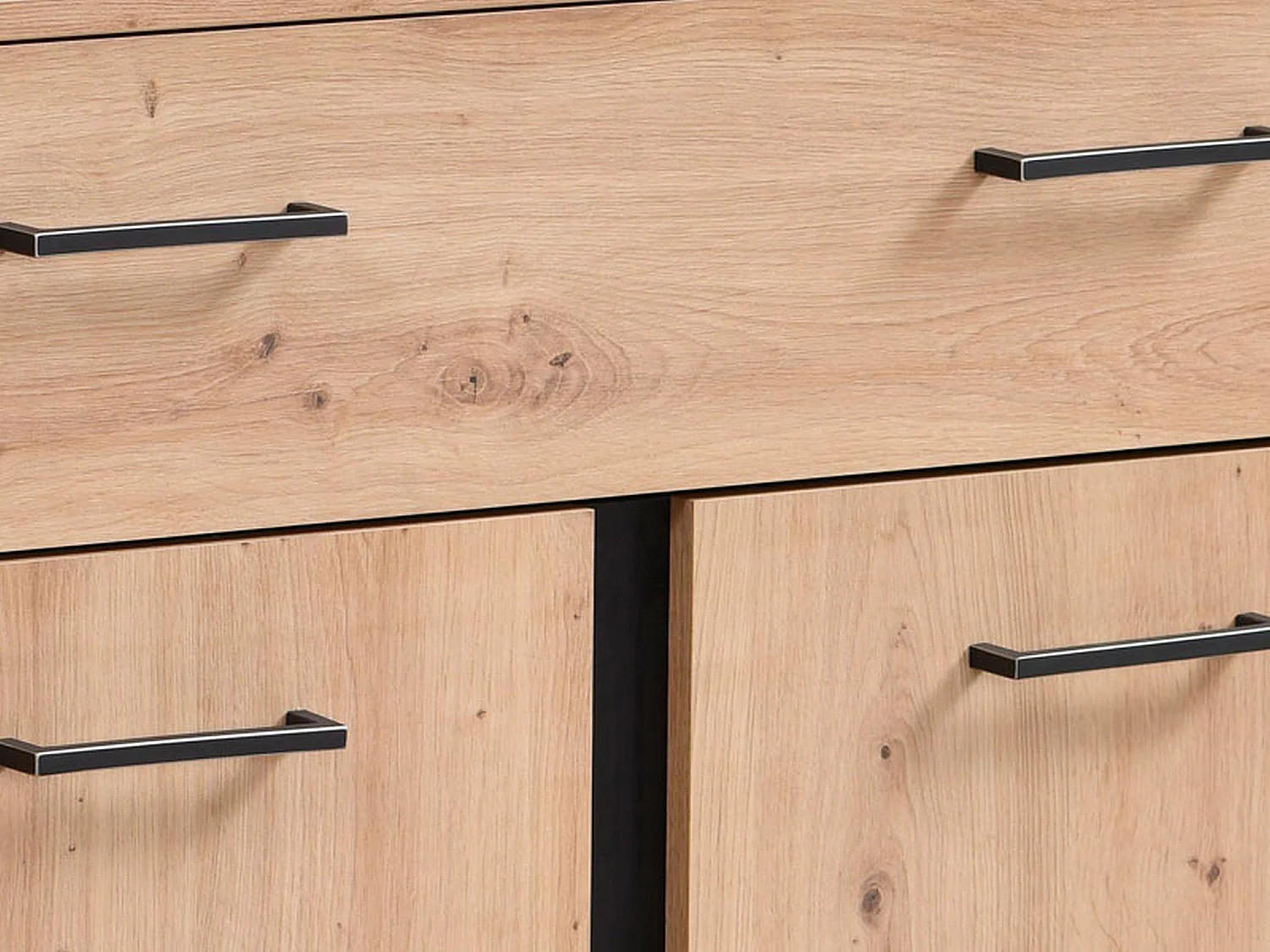 Credenza Ceredanoo, un Cassetto, 85x35x104h cm Marrone Rovere Nodi, Madia, un Ripiano, Apertura Battente, Scorrevole