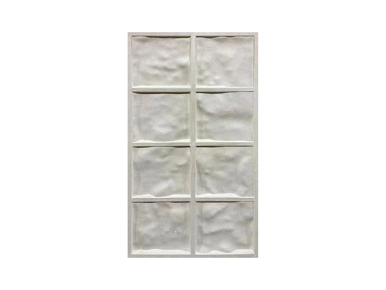 Panneau Décoratif Ottiglio, set de 10, Facile à Couper, Facile à Installer, 60x3 cm Gris Béton, Texture Réaliste