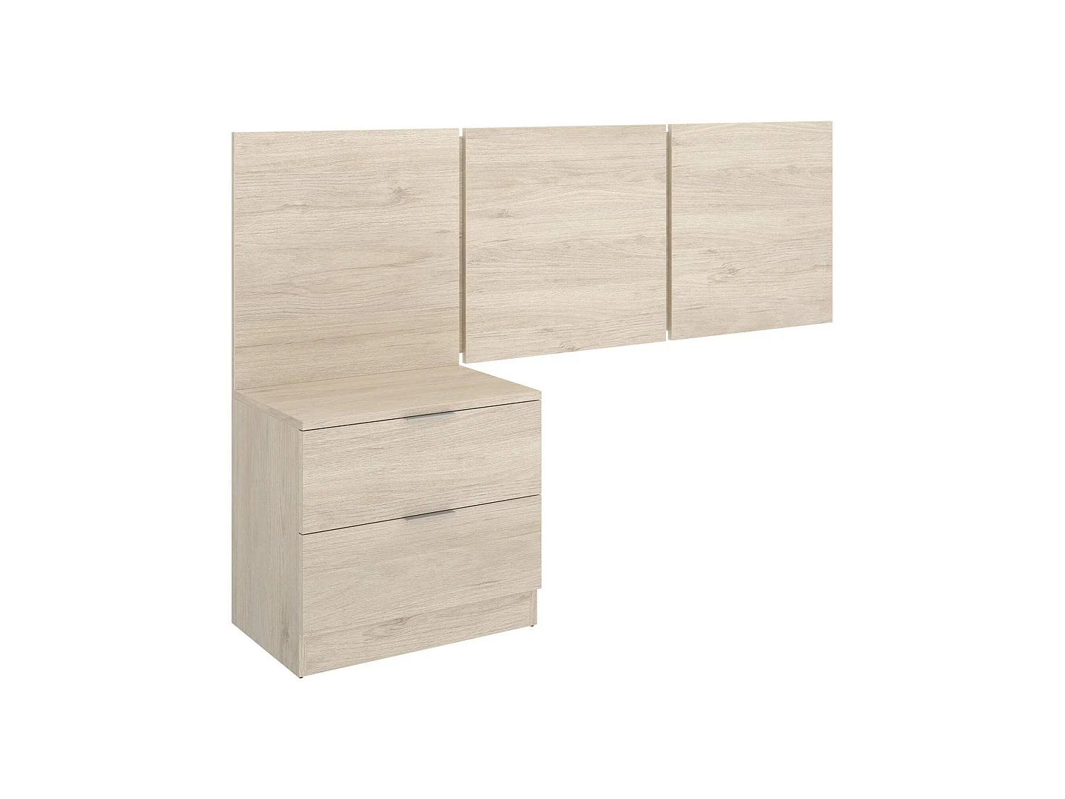 Hoofdbord Chanhom, tweepersoonsbed, 157x34 cm bruin,