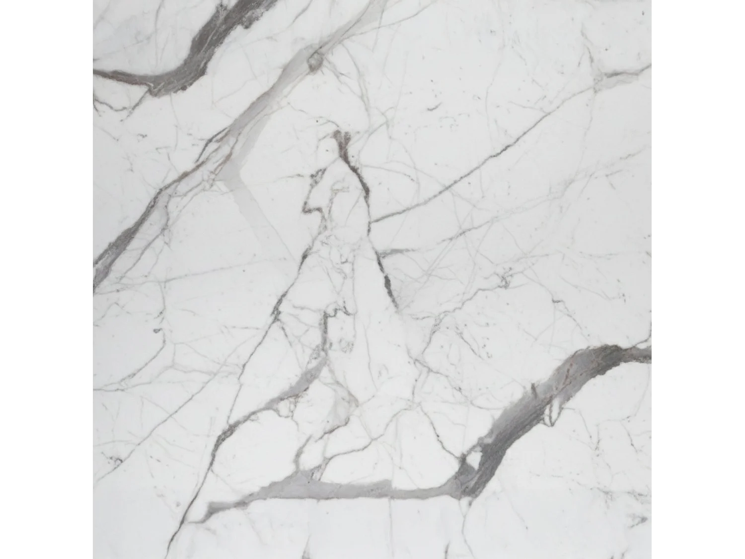 Panneau Décoratif Cigole, set de 12, Facile à Couper et Installer, 60x0,3 cm Blanc Marbre, Texture Réaliste