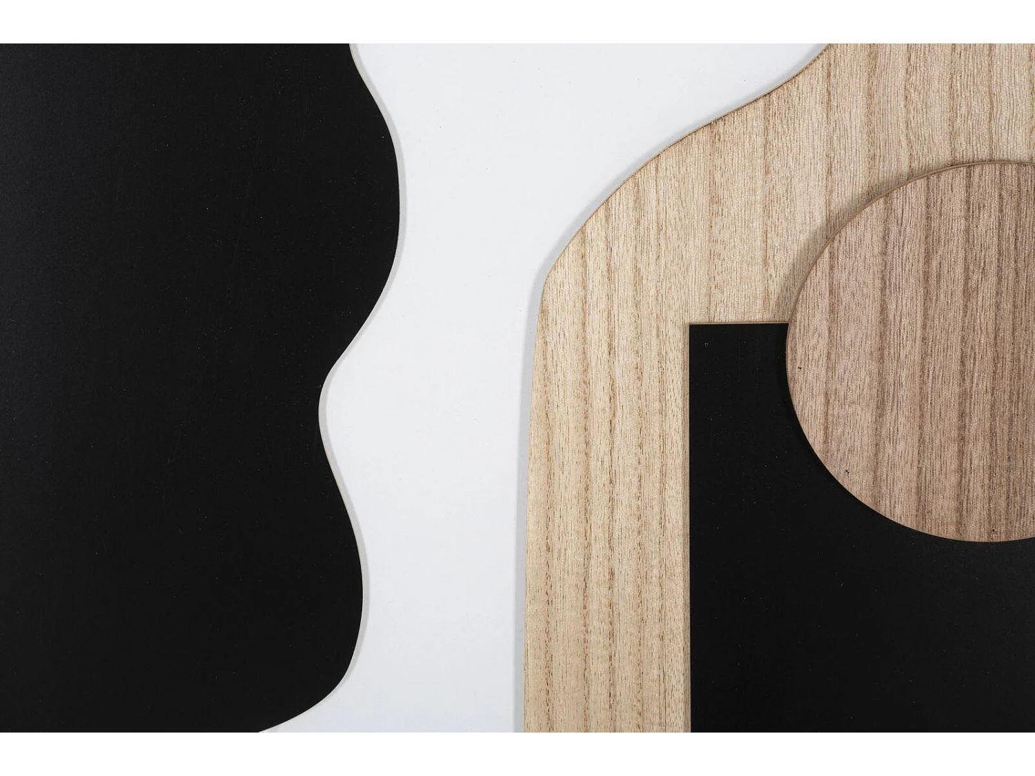 Panneau Décoratif Pistoletto, Structure en Bois Épais, 2x60 cm Multicolore