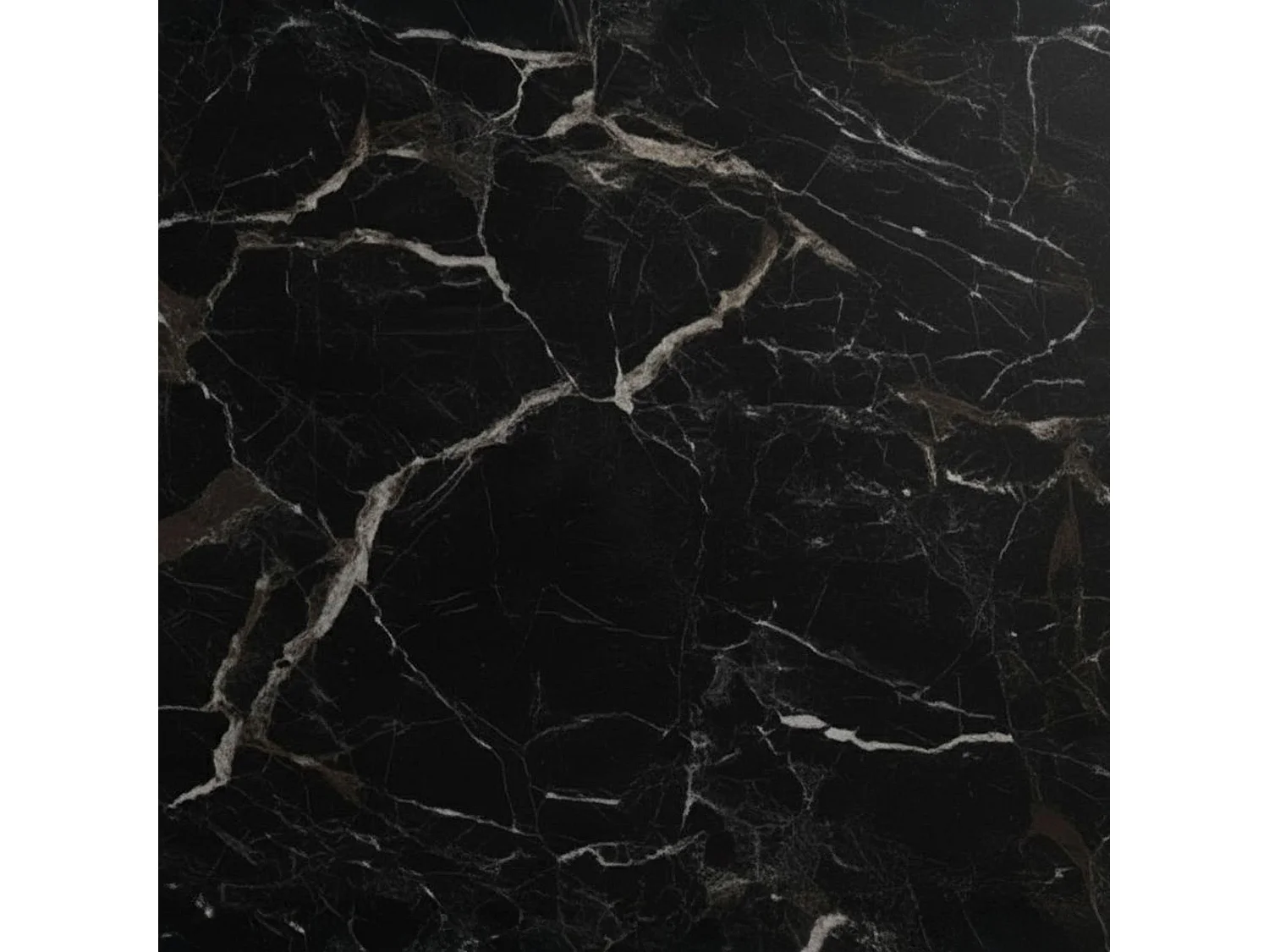 Panneau Décoratif Toceno, lot de 18, Facile à Découper et Installer, 60x0,3 cm Noir Marbre, Texture Réaliste