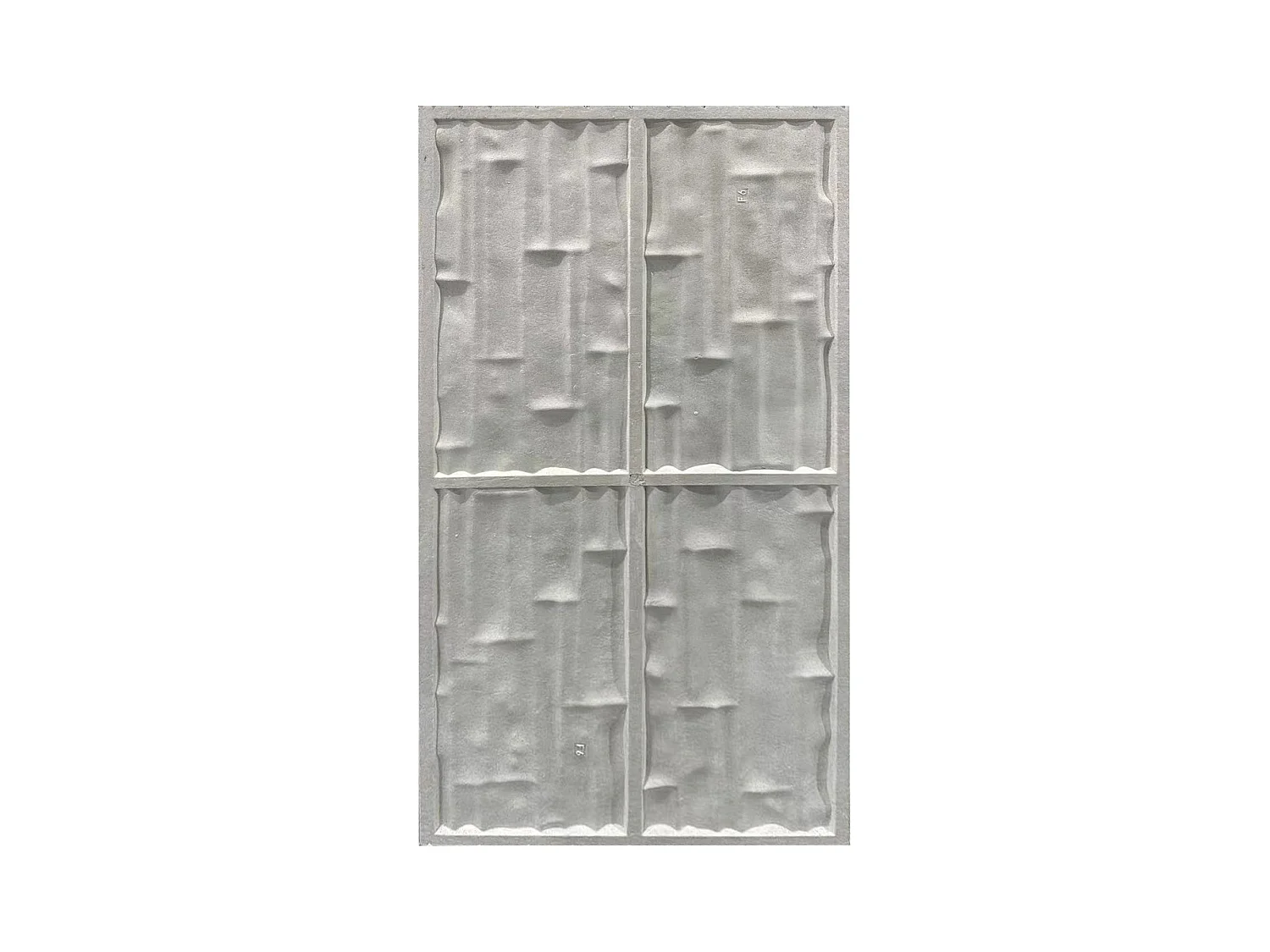 Panneau Décoratif Nulvi, set de 24, Facile à Découper, Facile à Installer, 60x3 cm Gris Ardoise, Texture Réaliste