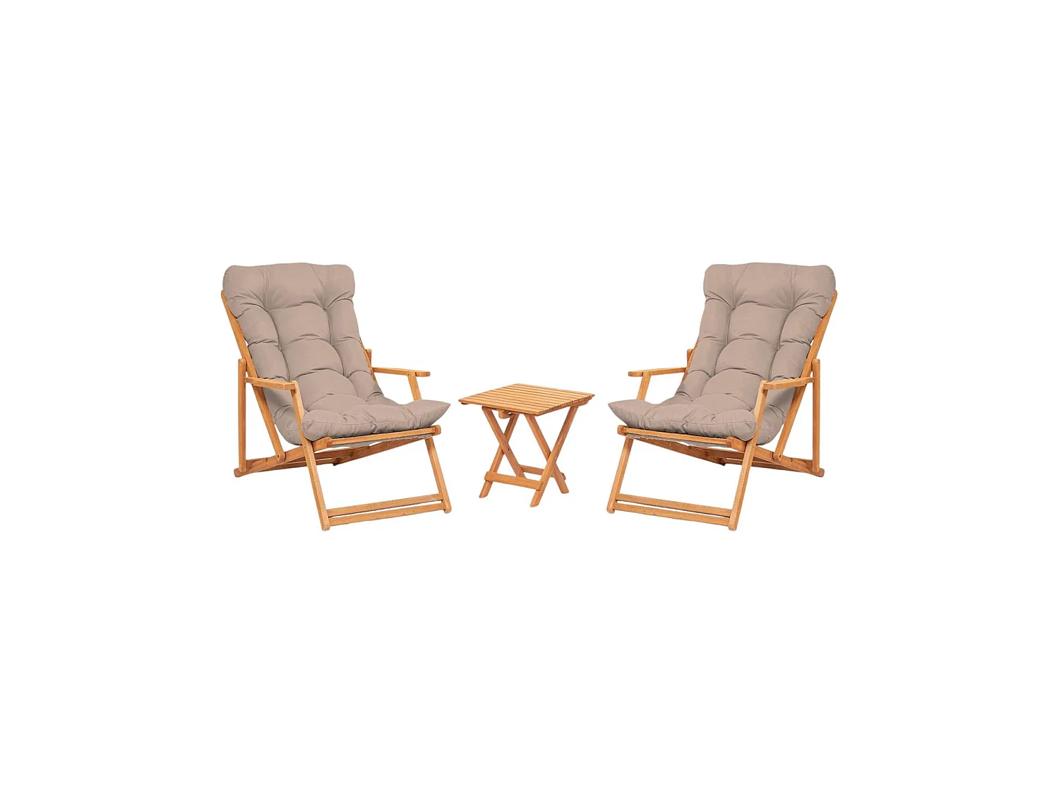 Set Salotto da Esterno Biagio, 2 Posti, Marrone, Salottino Outdoor
