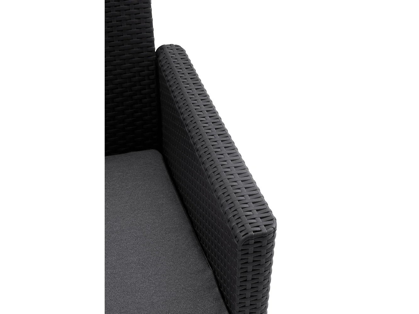 Nepean loungeset voor buiten, 3-zits, antracietzwart, outdoor zithoek, met een tafeltje, salontafel