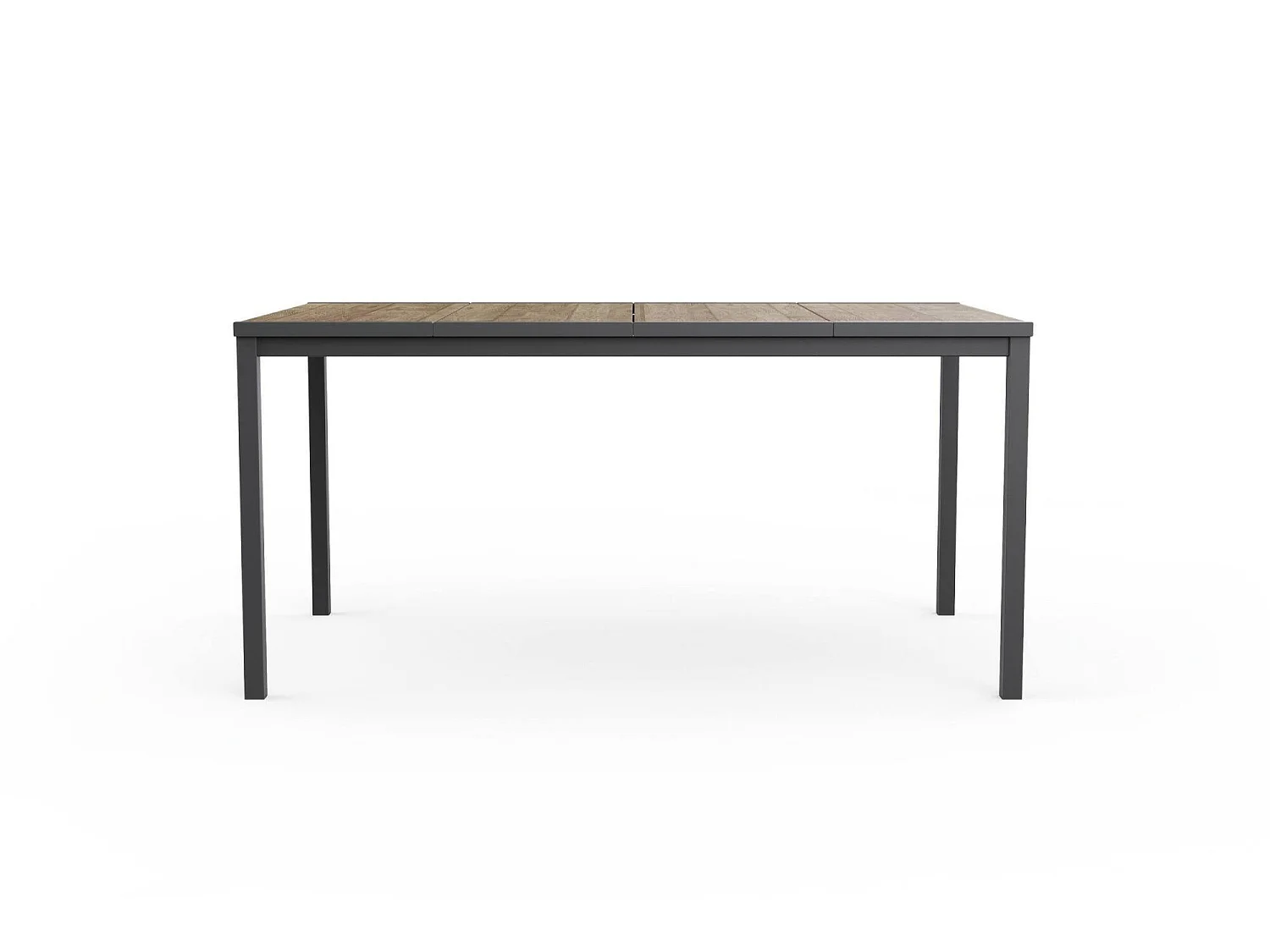 Table d'extérieur Sarnia, 6 places, 95x159x75h cm Noir Anthracite