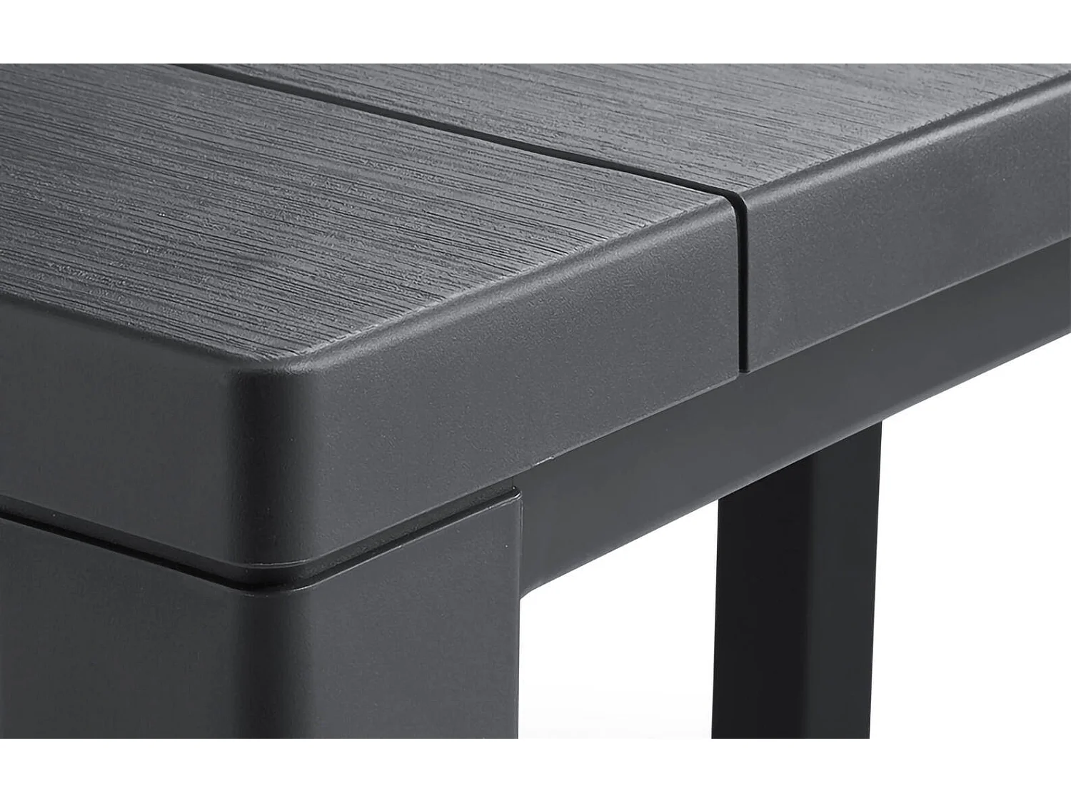 Table d'extérieur Brossard, 12 places, 90x294x75 cm Noir Anthracite