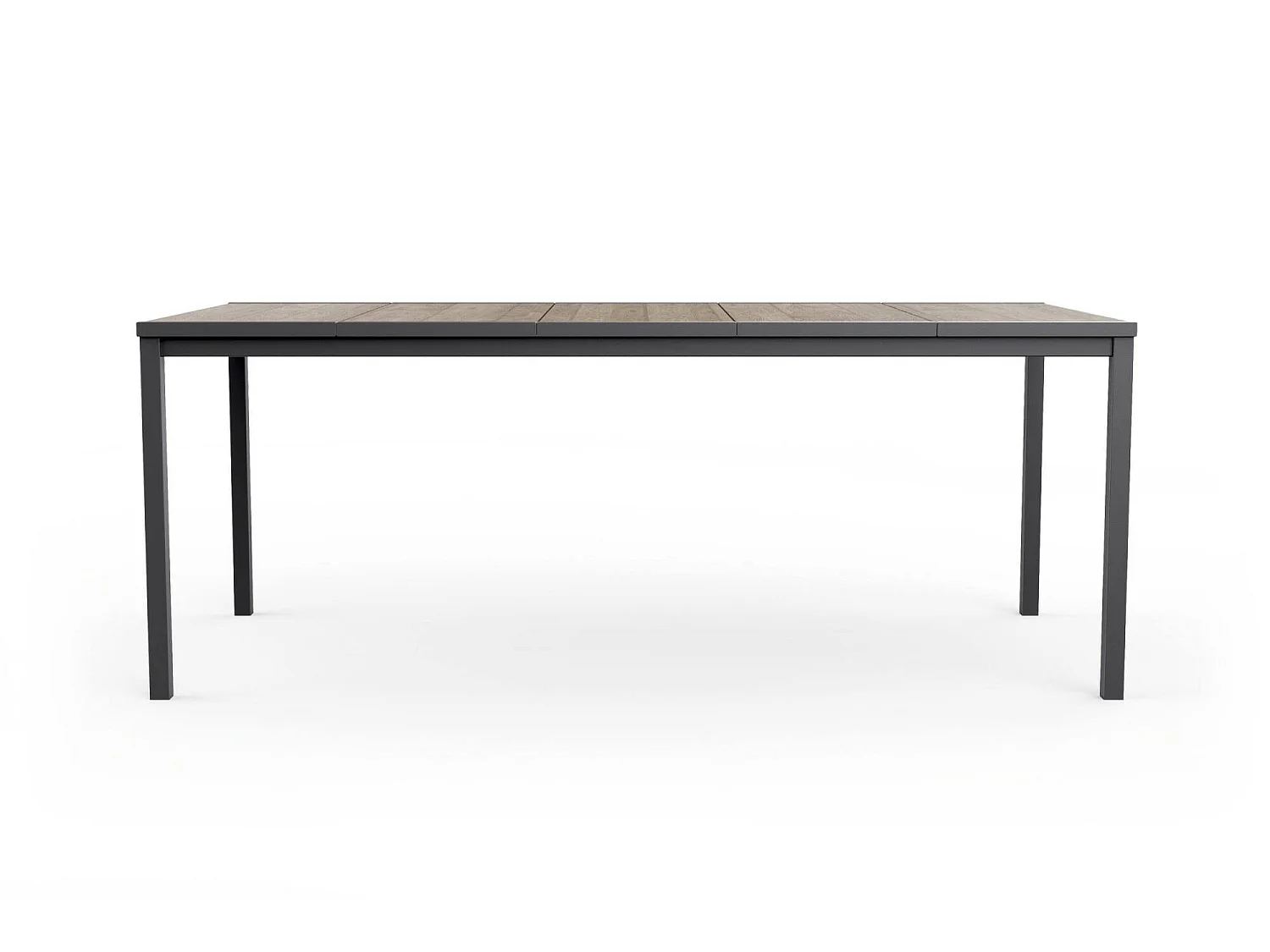 Table d'extérieur Sarnia, 8 places, 95x200x75h cm Noir Anthracite
