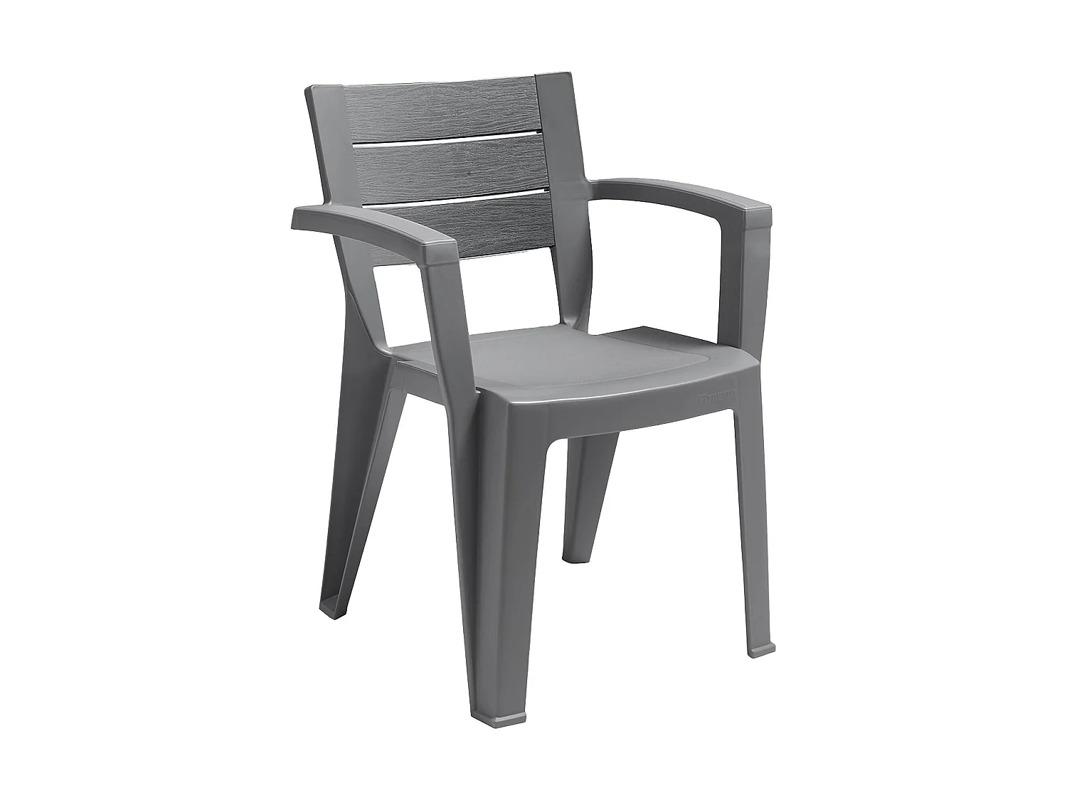 Chaise d'extérieur Camogli, une chaise Made in Italy, gris